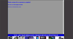 Desktop Screenshot of chosentv.org